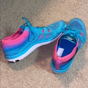 Nike Free running shoes. Size 8